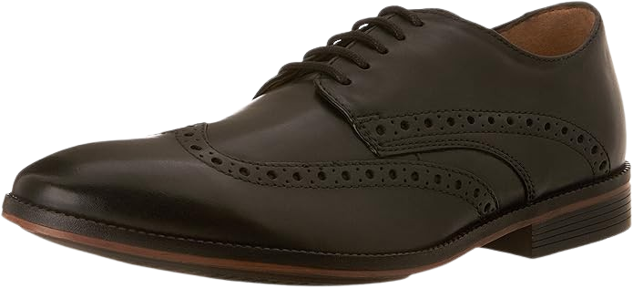 Men's Gellar Wing Black Leather